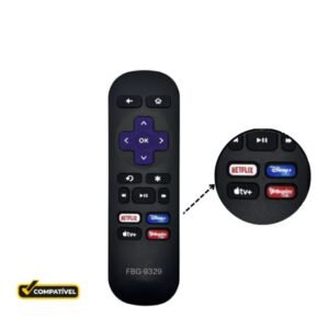 9329 CONTROL UNIVERSAL ROKU C/ AOC,SEMP,TCL,PHILCO